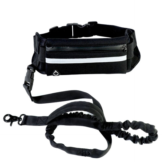 Hands Free Dog Leash and Water Bottle Holder
